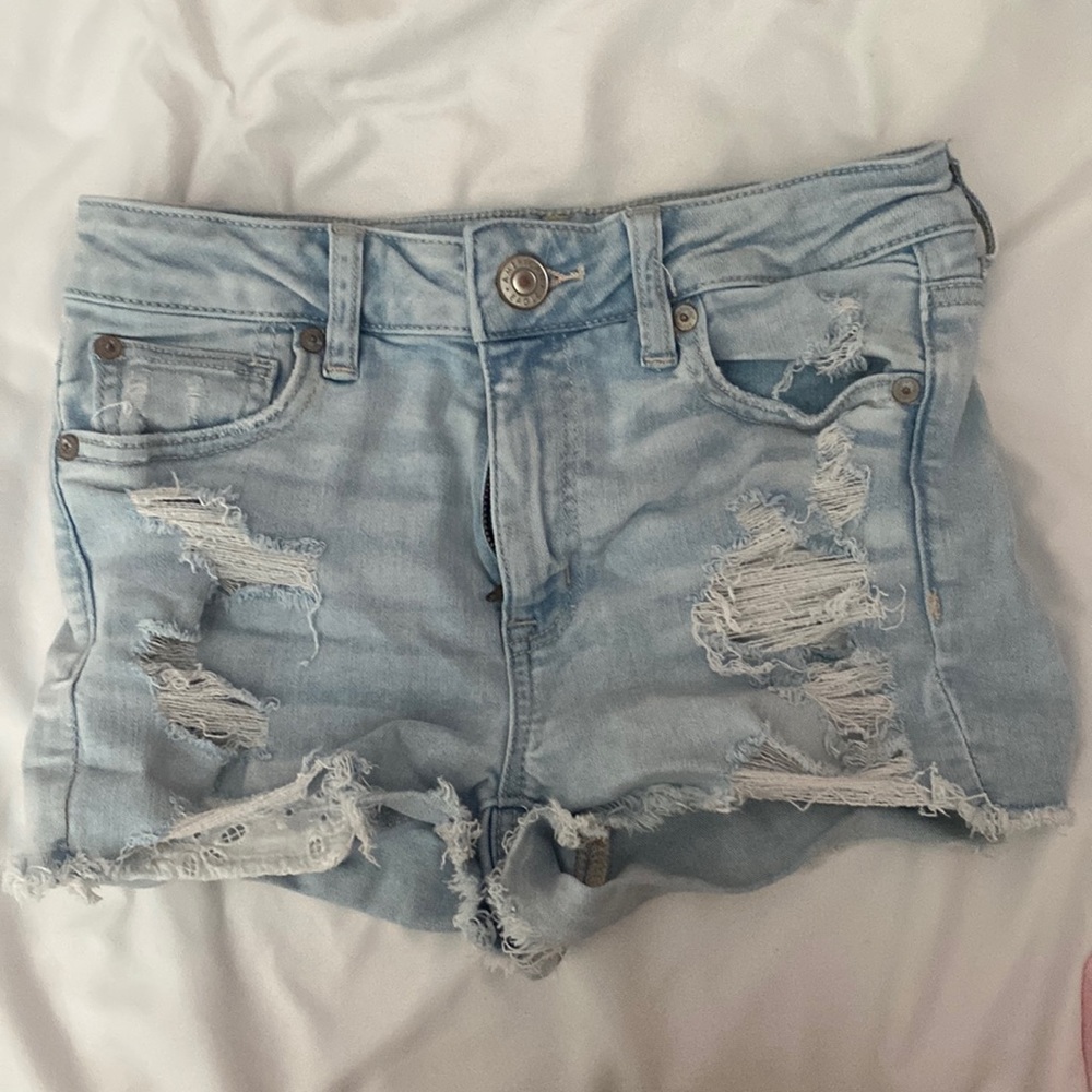 American eagle jean shorts size 4